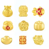【东方甄选】周生生黄金(足金)Charme宝贝祥瑞祝福系列转运珠