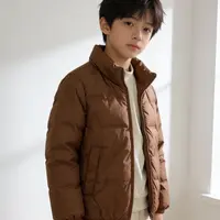 36401高端专享冬季轻薄羽绒服咖色