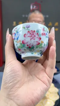 【闪购商品】官窑瓷画院506官窑瓷画院蝶恋花主人杯