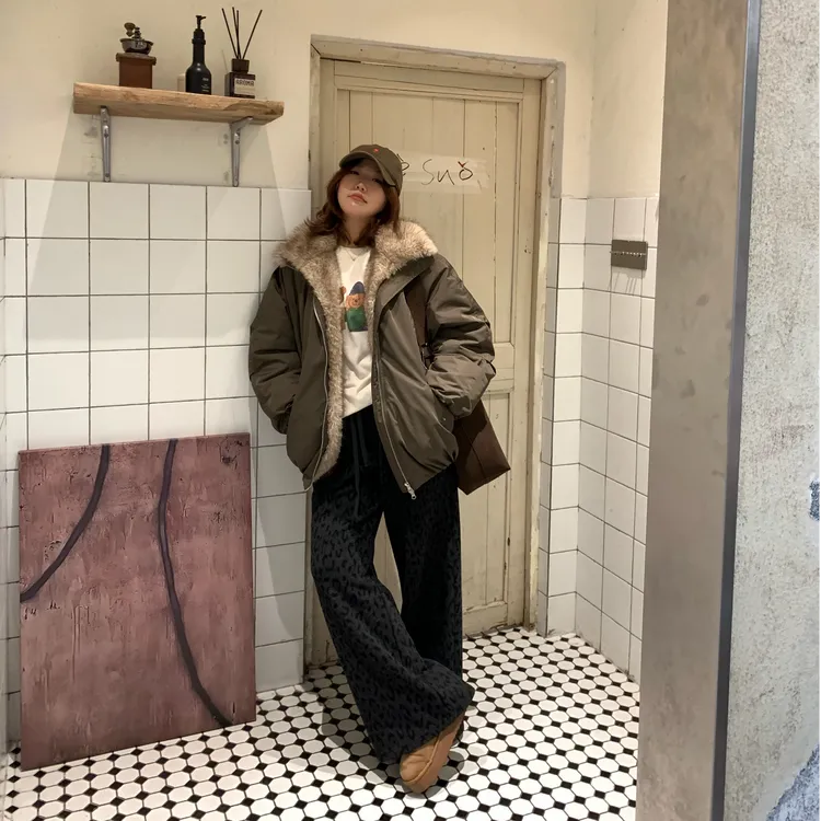 Q了个T 微胖mm【座山雕】大码女装新国标90白鸭绒羽绒服