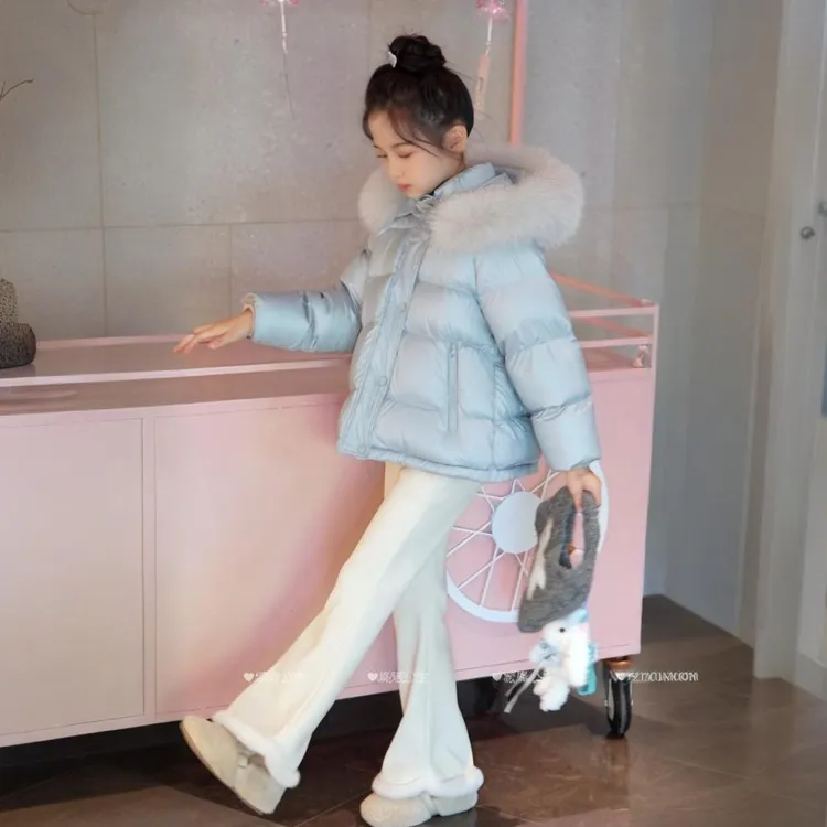 媛媛公主【高奢限定款】2025冬季女童加厚保暖羽绒服外套15415Q125