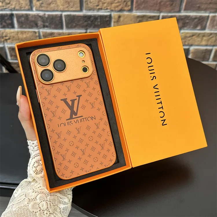 橙色适用苹果17promax手机壳新款iPhone16潮牌15磨砂14高档13玻璃