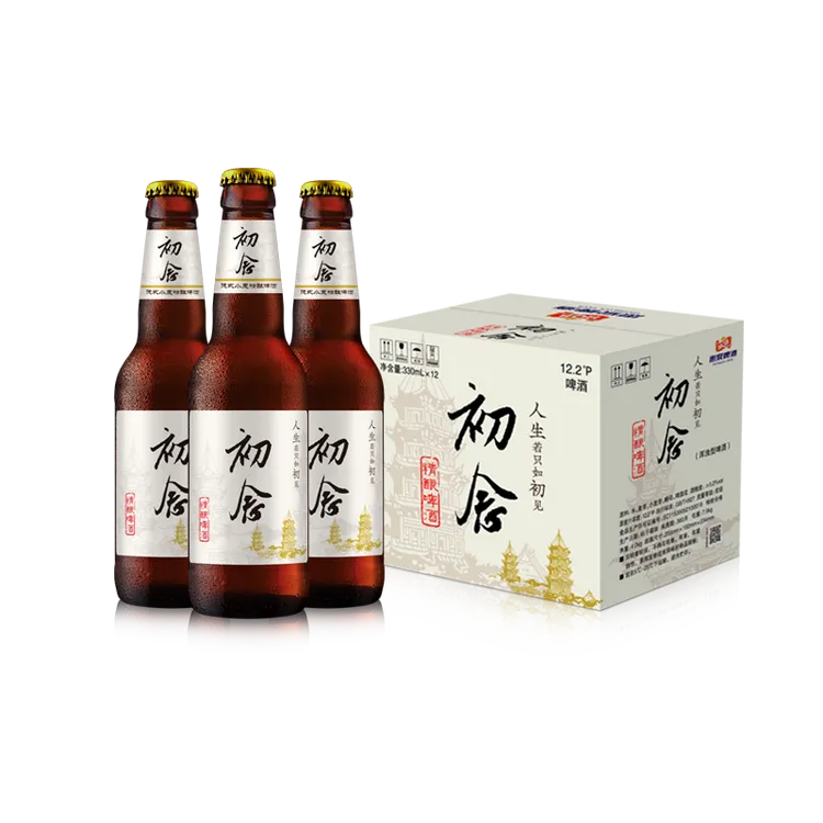 惠泉(直播）330mL12.2°P初念精酿啤酒（12瓶）优级浓度保质期新鲜