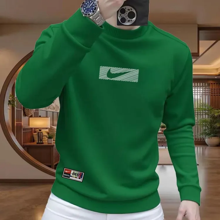 圆领卫衣大码重磅潮韩版男装长袖保暖打底衫男士休闲百搭宽松