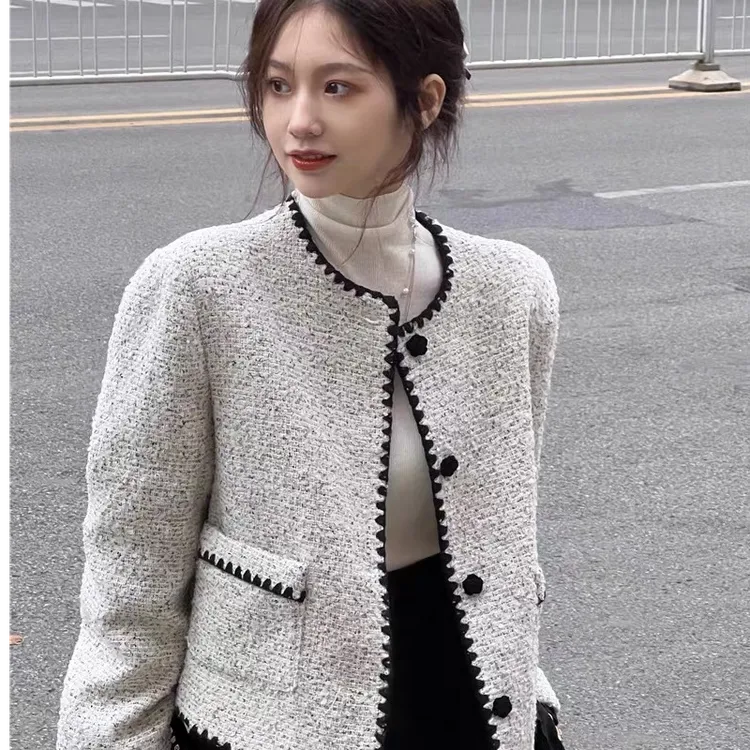 老钱风松弛感女装贵气法式小香风外套女春秋新款高端气质高级感