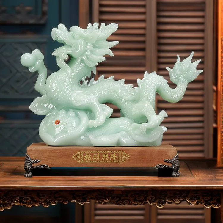 龙摆件龙青龙摆件装饰工艺品