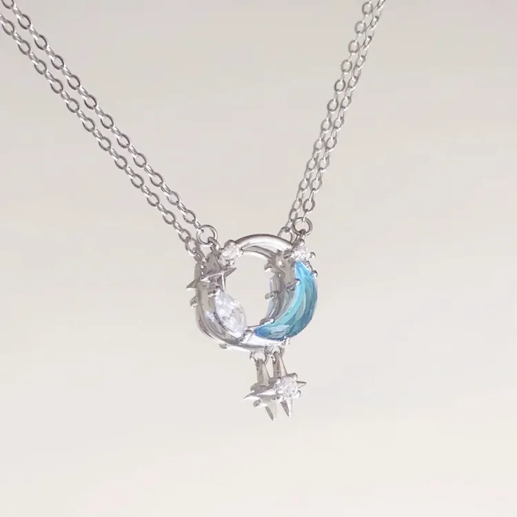 FARCOKO/法蔻 吊坠925银 逐梦星河项链女款轻奢小众感情人节礼物