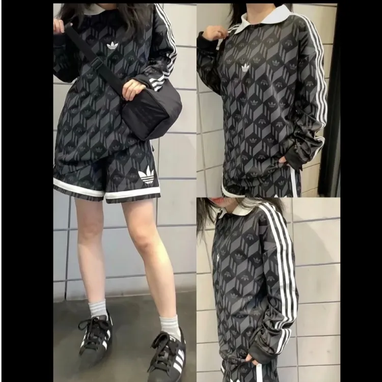 【滔搏联动】adidas阿迪达斯中性冠希同款25年夏季POLO套头衫JD5196