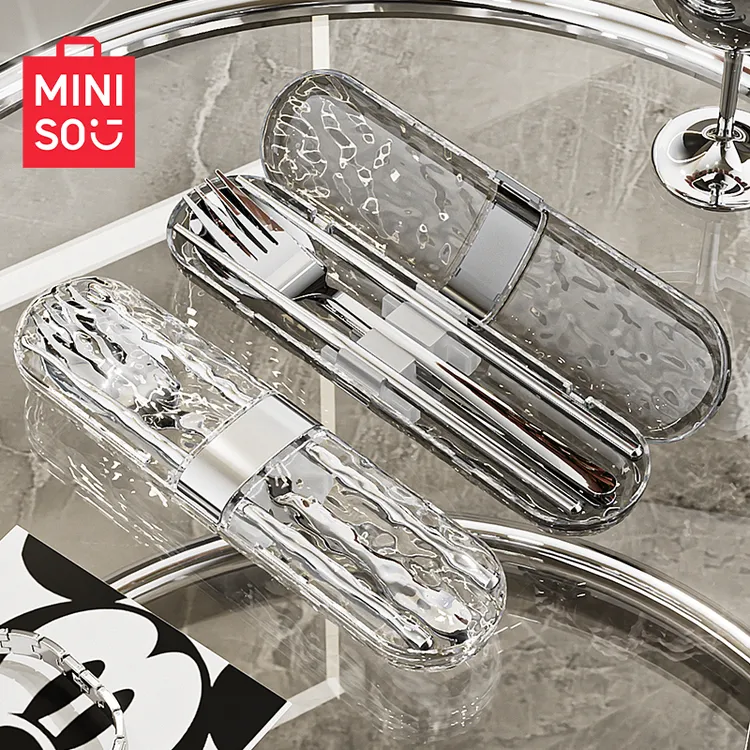 儿童餐具小学生筷子勺子套装组合装一人用上班族便携式上学专用