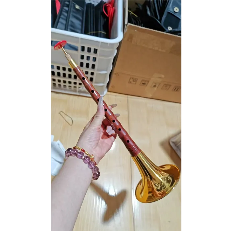 【特价】微瑕疵唢呐小叶檀木D调整套+2个三道筋哨片