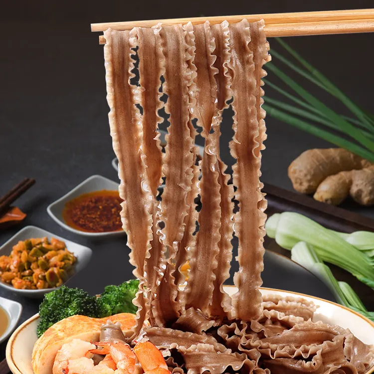 【试吃两斤】5斤荞麦黑麦刀削面低脂营养健康代餐粗粮挂面速食主食