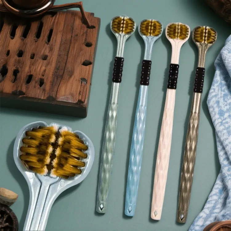 高档家用大人孕妇螺旋小头独立 三面软毛牙刷360度清洁牙刷2支装