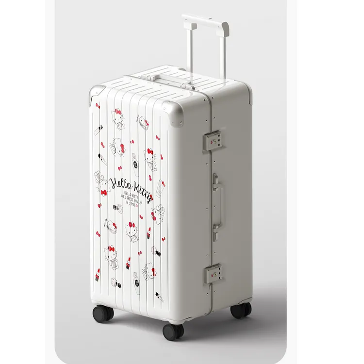 银座HelloKitty正版旅行箱女trunk银座hello kitty旅行箱6753K-HK