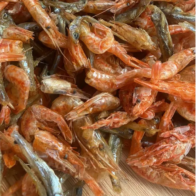 农户自晒淡水小鱼小虾混合装干货