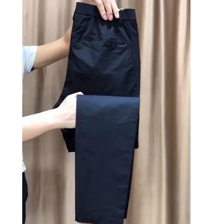 2025秋季男士商务休闲裤百搭时尚修身气质小脚长裤韩版舒适男裤