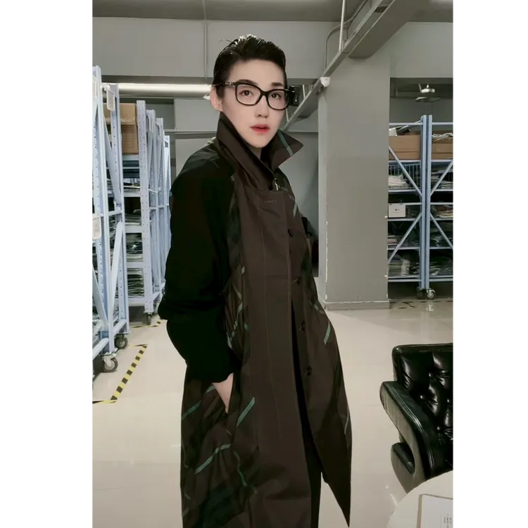 正反双面穿 风衣 DY0114