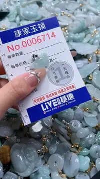 翡翠未镶嵌吊坠(不含链)6714