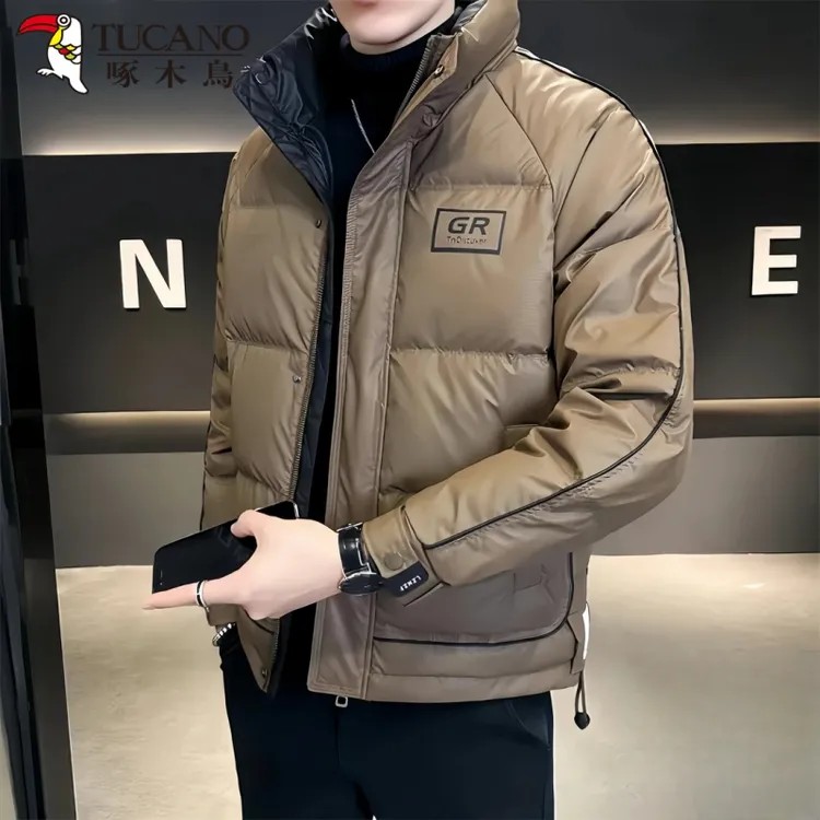 TUCANO/啄木鳥冬季男立领羽绒棉服休闲青年保暖外套时尚百搭上衣