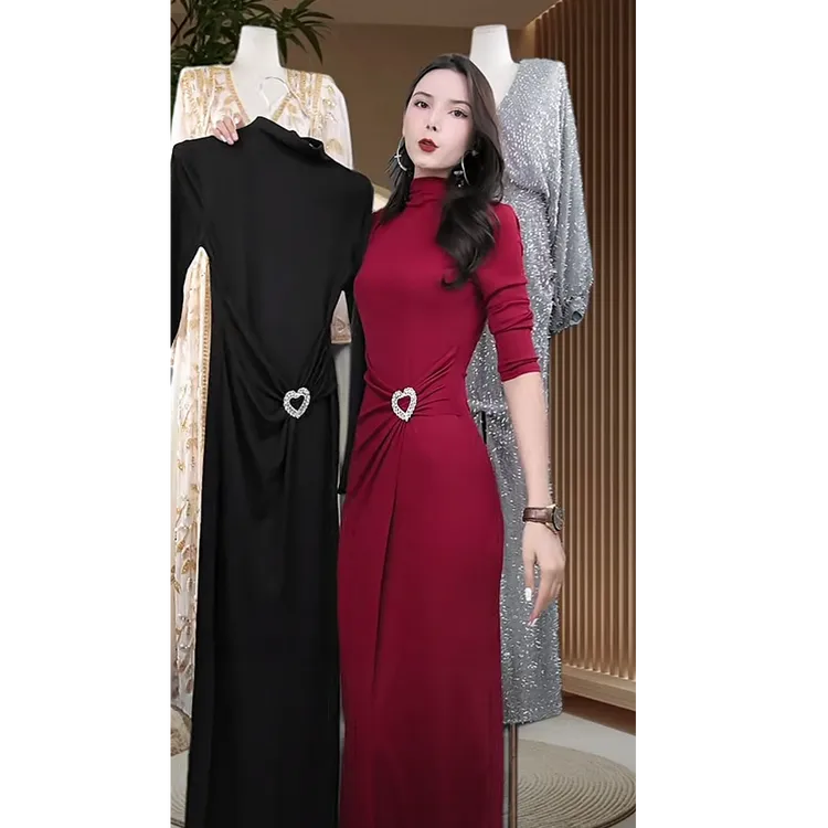 9896【包邮】新款时尚高级女装连衣裙