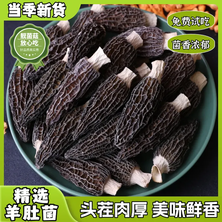 精品羊肚菌无硫熏汤鲜味美