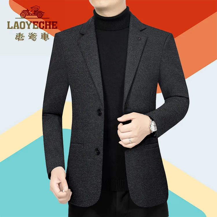 LAOYECHE/老爷车高档春秋季新款男士西服外套韩版修身西装上衣男