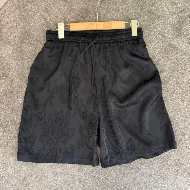 2282款【花萝短裤】新中式女款提花短裤