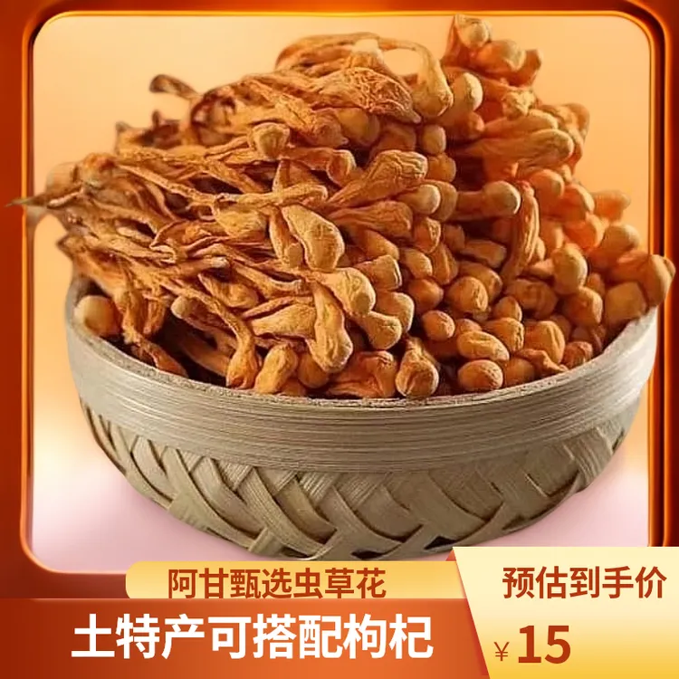 【阿甘甄选】现收土特产 虫-草-花 净含量：250g-500g可搭配枸杞