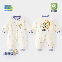 婴儿棉衣冬装恒温款棉服夹棉保暖连体衣加厚新生婴儿宝宝衣服秋冬