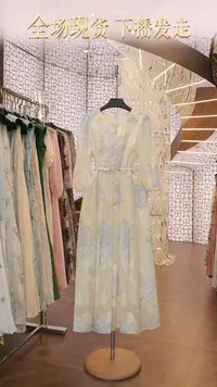 【青森专属】DT4号店轻奢设计师女装连衣裙气质连衣裙R6701