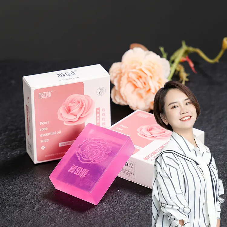 松田纯【大乔专属补贴--新春钜惠 拍一发五盒 】珍珠玫瑰精油润肤皂