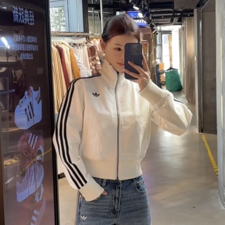 Adidas FIREBIRD TRACK TOP DENIM 舒适运动外套KD2892