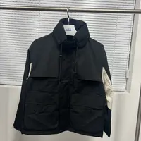 【G撤柜】H023立领连帽2穿冲锋衣外套宽松