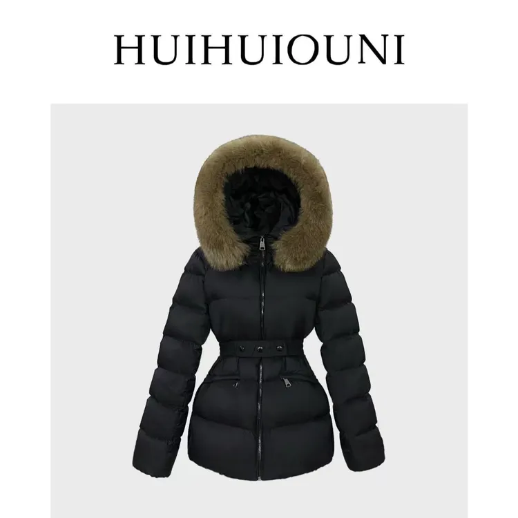 慧慧欧尼 营造冬日氛围感   Designe设计师款短款收腰气质羽绒服