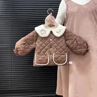 【韩版灯笼袖棉袄】1-3岁女童棉袄冬季韩版欧若风加绒外出服公主风