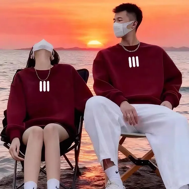 【两件装】新年情侣装卫衣本命年高级感重磅纯棉秋冬加绒穿搭外套装