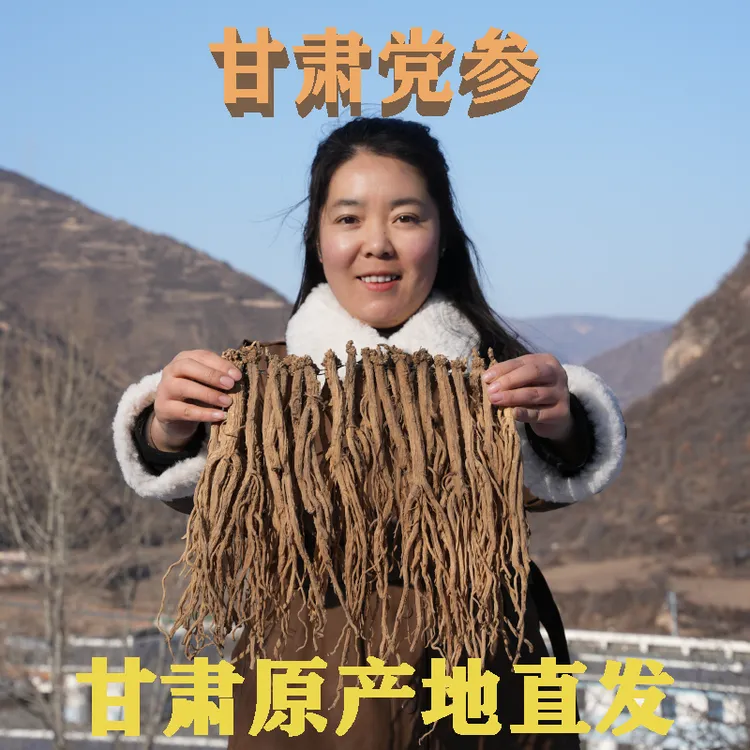【甘肃党参】精选党参大条干货正品产地直销泡水煲汤