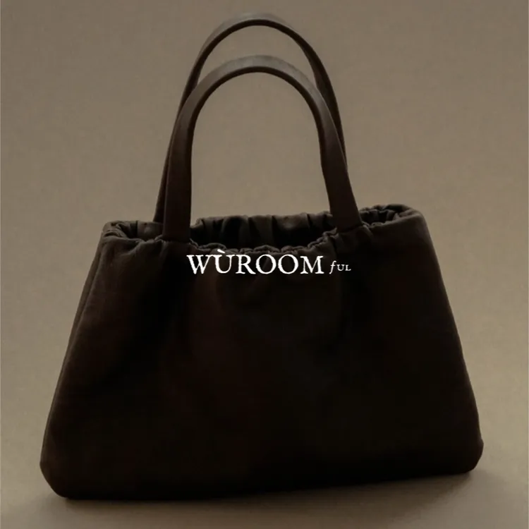 WÙROOMful「CURVE曲线系列·褶皱手拎」25春新品轻巧小众手拎单肩包