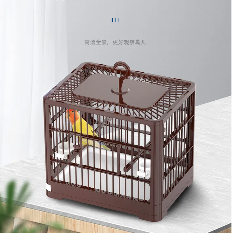 新款大号鹦鹉笼家用养殖专用便携外带透气观赏鸟笼