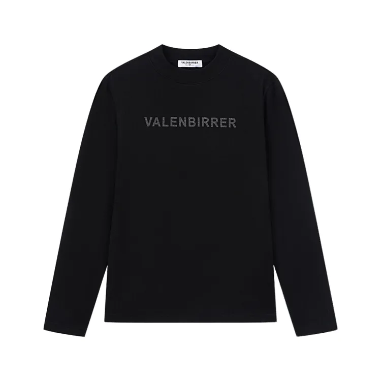 男士秋冬高领T恤男士打底衫男款新款爆款简约圆领双面磨毛VA76144