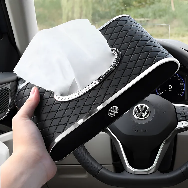 大众车载纸巾盒帕萨特迈腾途观途岳途昂辉昂速腾cc探岳汽车抽纸盒