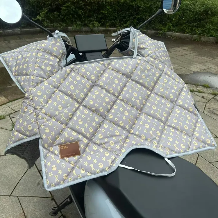 春秋夏季挡风被四季款中厚加大加宽侧翼摩托车升级防水防风罩通用