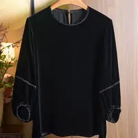 【渣渣专属】LWSQ6557款秋冬时尚精品宽松丝绒上衣