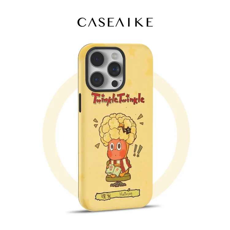 【理发星星人】菲林二合一适用苹果16磁吸壳iphone13/4promax防摔15