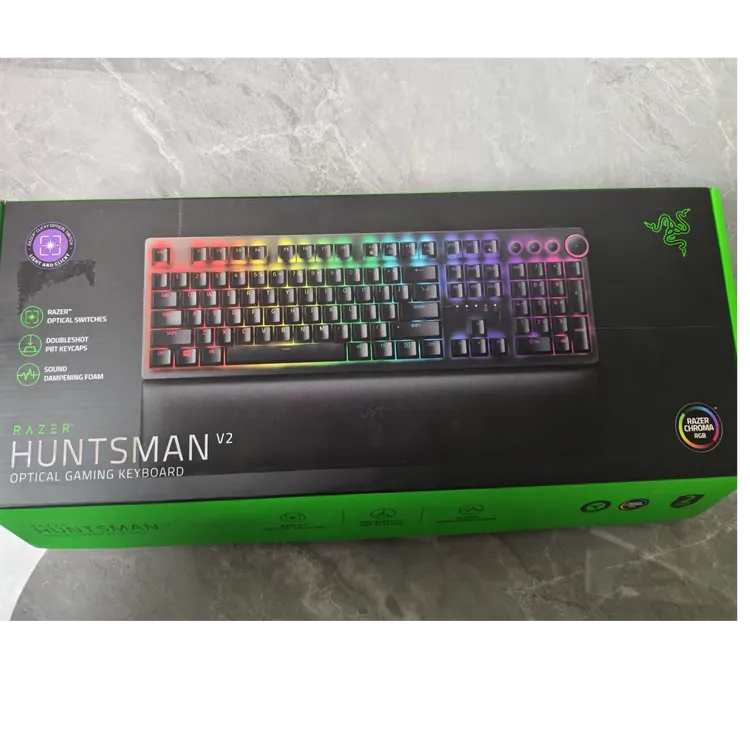 99新 Razer/雷蛇 V2猎魂光蛛机械竞技版有线键盘其他版本