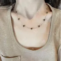 增香沉香木质Y生老BQ陳水0.5满天星锁骨链（纹理随机）