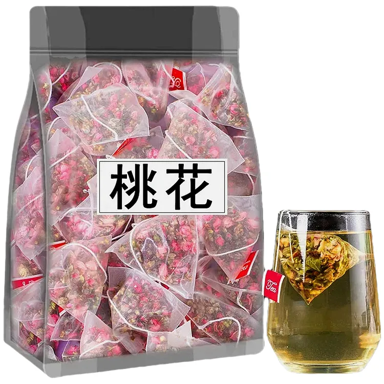 正宗桃花水桃花茶严选干桃花泡水手工茶包养生茶桃花花苞搭番泻叶