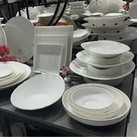 高温白瓷餐具随机一个