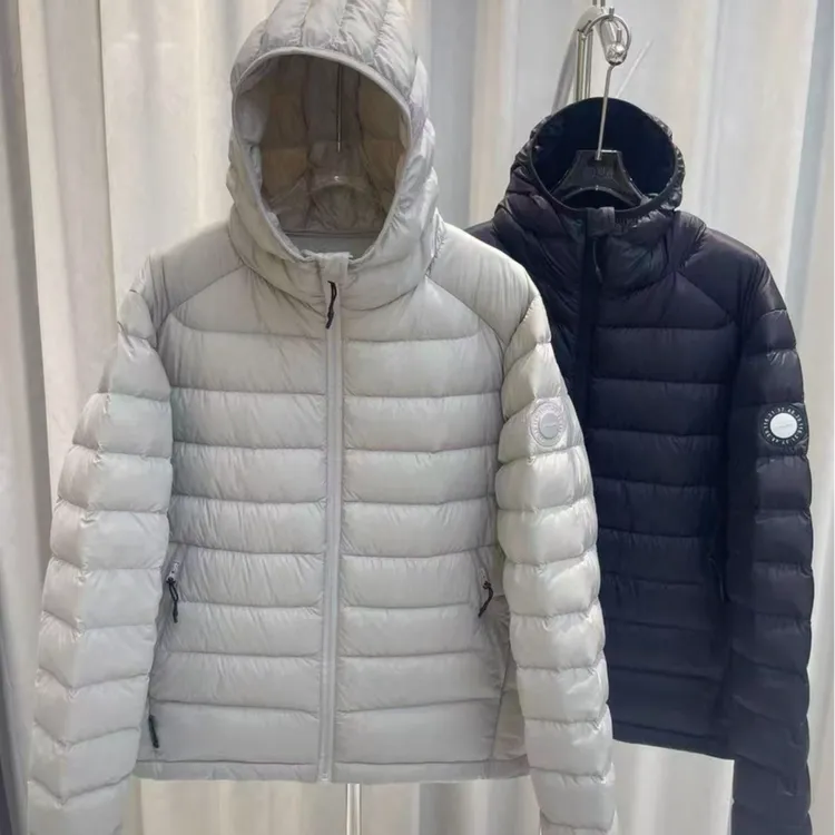 排骨款90白鸭绒羽绒服女短款轻薄连帽2025冬季新款小个子情侣款