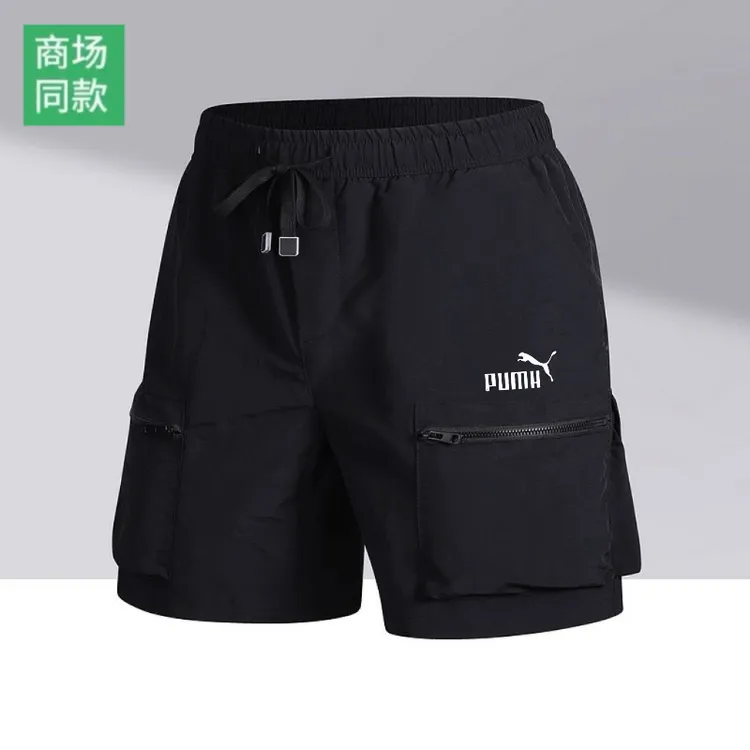 一折专区丨奥莱正品丨抢完下架丨夏季冰丝五分短裤情侣款运动短裤