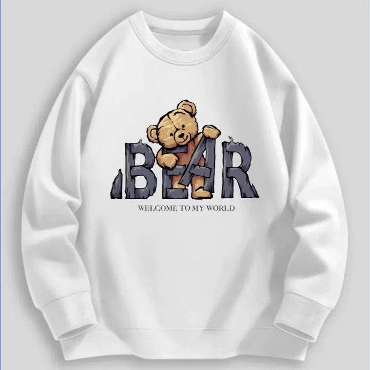 男女同款潮流百搭加绒卫衣